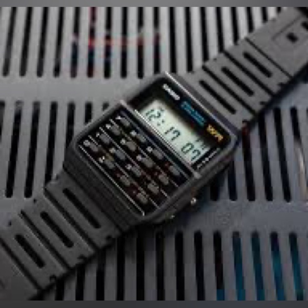 Mens casio ca-53w-1cr calculator watch
